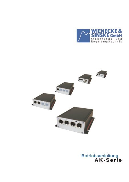 BA AK-Serie - Wienecke & Sinske GmbH