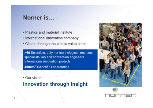 Basic presentation Norner Innovation AS INTSOK