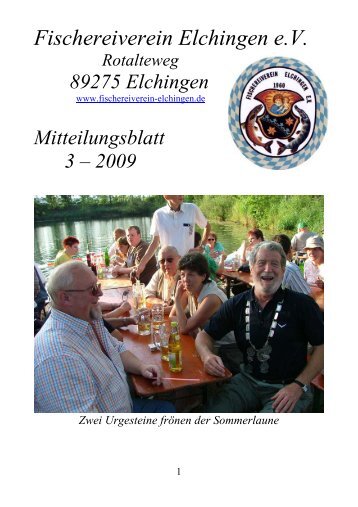 MtBl. 03 - Informationen Ã¼ber den Fischereiverein Elchingen
