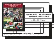 Catalog 05-06 - NHTI - Concord's Community College