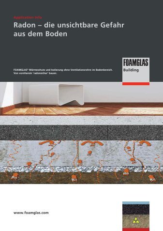 Radon – die unsichtbare Gefahr aus dem Boden - Foamglas