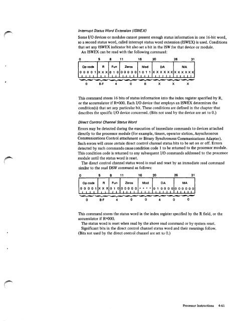 IBM System/7 Functional Characteristics - All about the IBM 1130 ...