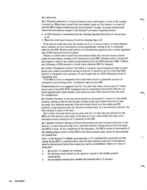 IBM System/7 Functional Characteristics - All about the IBM 1130 ...