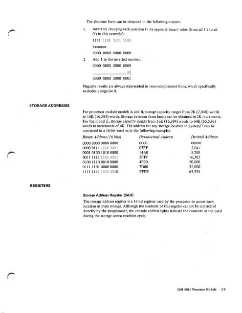 IBM System/7 Functional Characteristics - All about the IBM 1130 ...