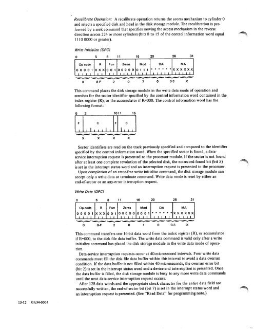 IBM System/7 Functional Characteristics - All about the IBM 1130 ...