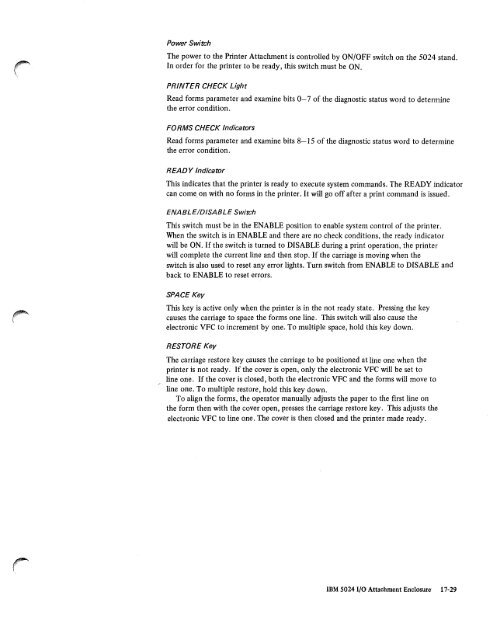 IBM System/7 Functional Characteristics - All about the IBM 1130 ...