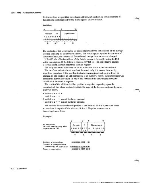 IBM System/7 Functional Characteristics - All about the IBM 1130 ...