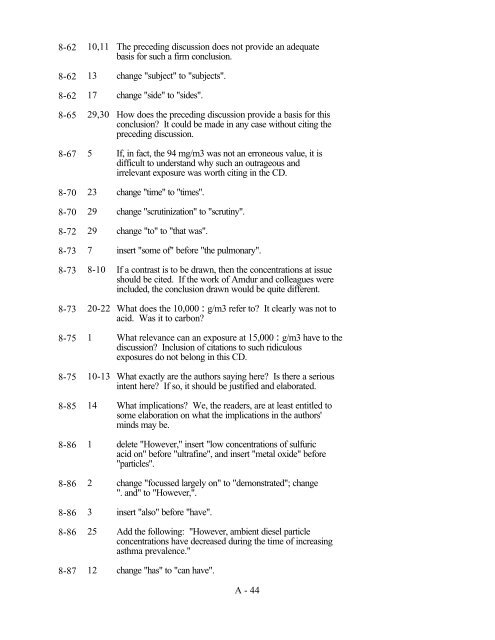 Review of the Air Quality Criteria Document for Particulate Matter