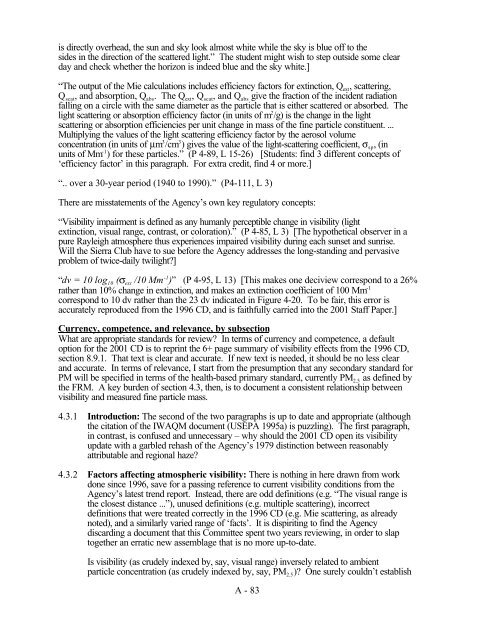 Review of the Air Quality Criteria Document for Particulate Matter