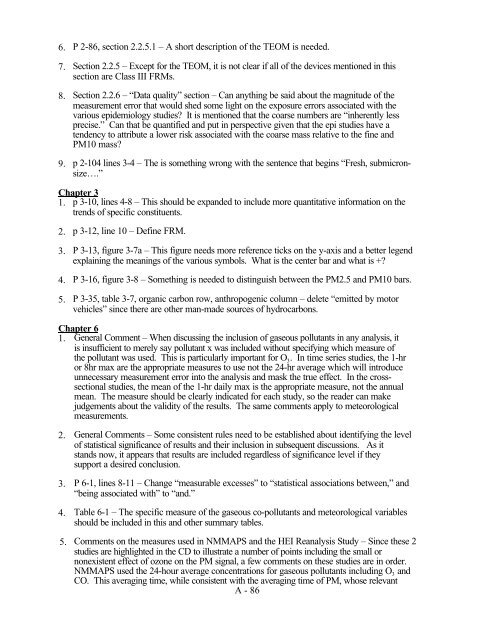 Review of the Air Quality Criteria Document for Particulate Matter