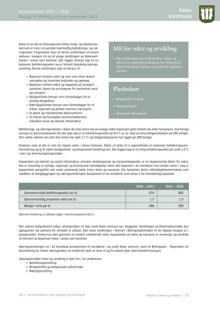 Kommuneplan for Asker 2014 â 2026 - Asker kommune