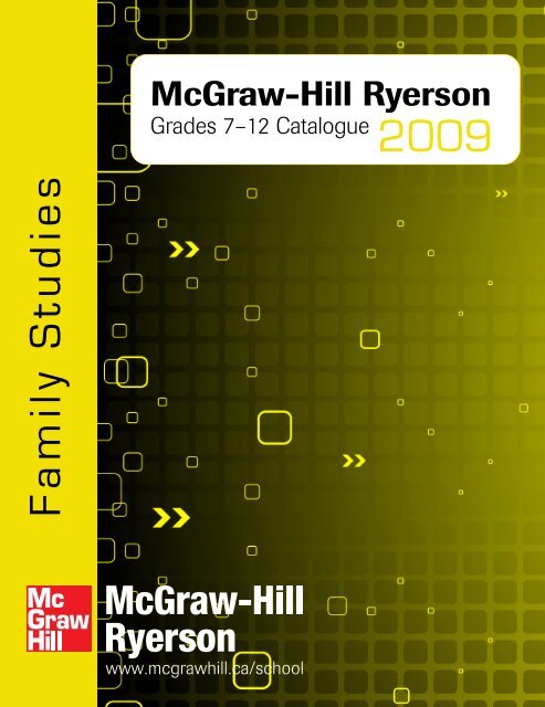 Family Studies - McGraw-Hill Ryerson