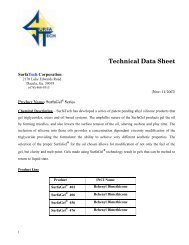 Technical Data Sheet - SurfaTech