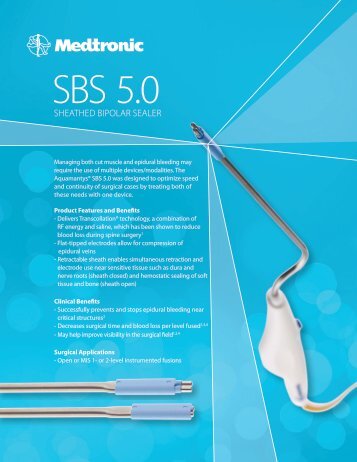 sbs 5.0 product sell sheet rev b.pdf - Medel