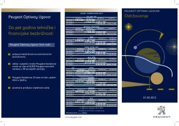 Brochure maintenance-novo - Peugeot