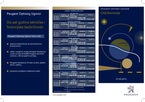 Brochure maintenance-novo - Peugeot
