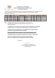MBA Block Teaching Interview Result for New Students of 3/2011