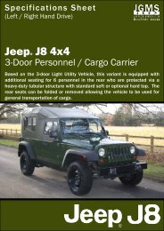 Jeep® J8 4x4 - Jeep J8