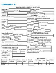 SOLICITUD CARTA CREDITO DE IMPORTACION - Corpbanca