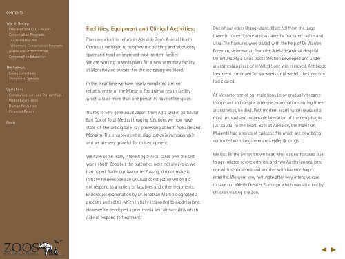 2008 - 2009 Annual Report - Zoos South Australia