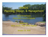 PONDS Planning, Design, & Management - Mariposa County