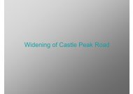 Widening of Castle Peak Road