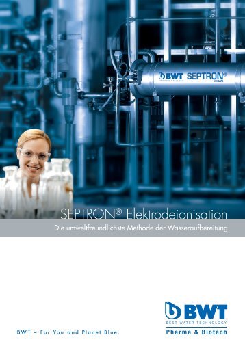 SEPTRONÂ® Elektrodeionisation - BWT Pharma & Biotech