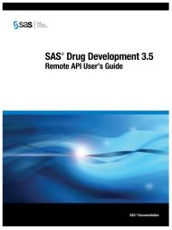 SAS Drug Development 3.5 - Ftp Sas