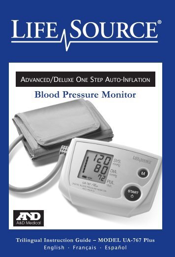 LifeSource UA-767 Plus Digital Blood Pressure ... - ActiveForever