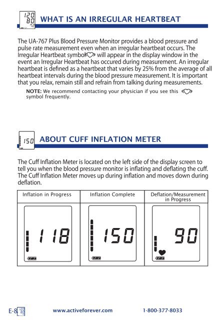 LifeSource UA-767 Plus Digital Blood Pressure ... - ActiveForever