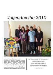 Jugendweihe 2010 - FreireligiÃ¶se Gemeinde Idar-Oberstein