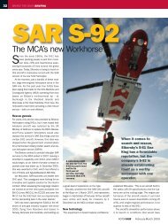 SAR S-92 The MCA's new workhorse - Wescam