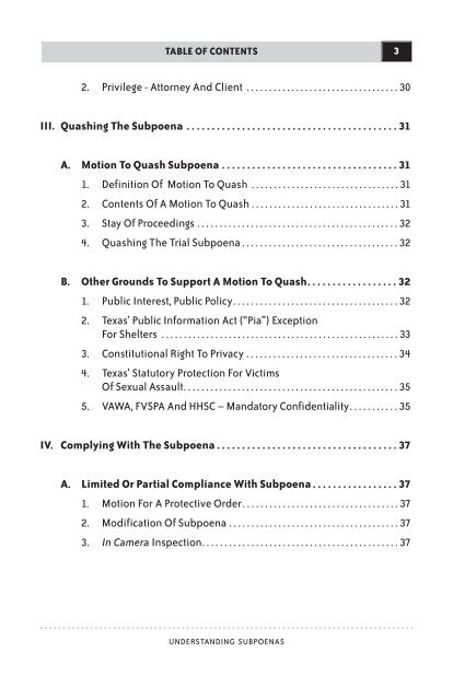 Understanding Subpoenas - Texas Council on Family Violence