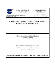 crimping, interconnecting cables, harnesses, and wiring - NASA