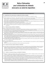 Notice d'information pour la dÃ©claration des Ã©lÃ©ments nÃ©cessaires ...