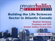 Building the Life Sciences Sector in Atlantic Canada
