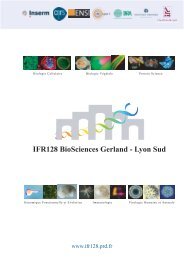 IFR128 BioSciences Gerland - Lyon Sud
