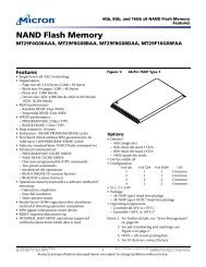 NAND Flash Memory MT29F4G08AAAWP ... - Micron