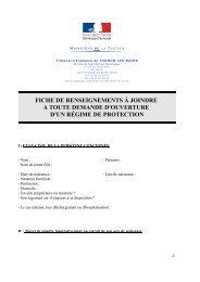 fiche de renseignements ÃƒÂ  joindre a toute demande ... - CA Chambery