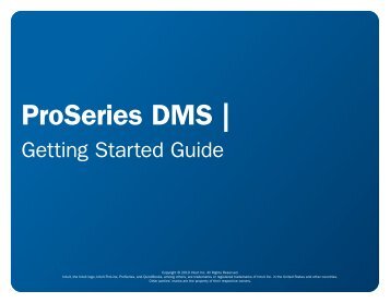 ProSeries DMS Guide - Intuit
