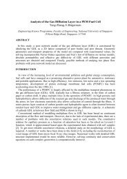 Analysis of the gas diffusion layer in a PEM fuel cell - Engineering ...