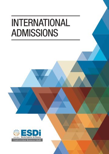 International admissions guide - ESDi