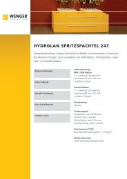 Hydrolan Spritzspachtel 247 (916 KB) - bei FEYCO