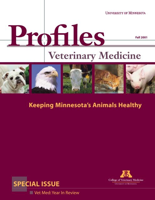 111368 Vet Med Profiles - University of Minnesota College of ...