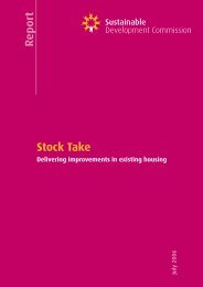 Stock Take - Sustainable Development Commission