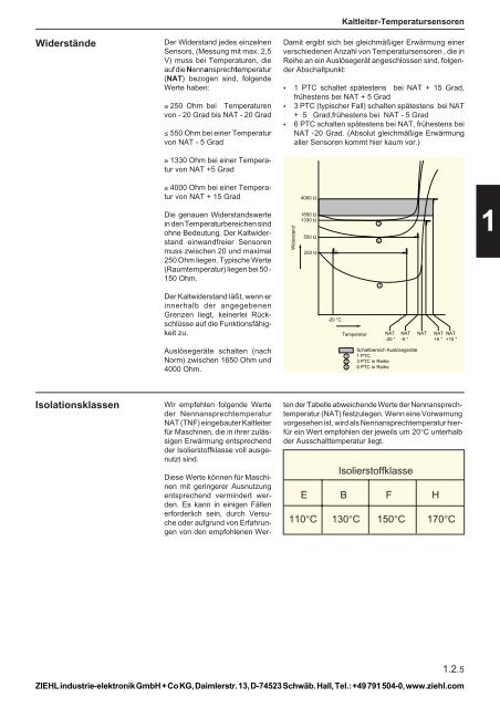 Kaltleiter-Temperatursensor Typ MINIKAÂ® - drive-electric.hu