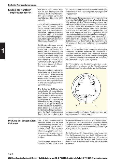 Kaltleiter-Temperatursensor Typ MINIKAÂ® - drive-electric.hu