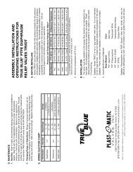 Series TRVDT PTFE diaphragm 3-way relief valves [PDF format]