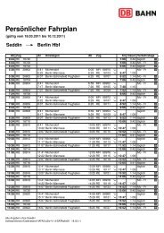 Fahrplan Seddin-Berlin Hbf und zurück - Neuseddin.eu