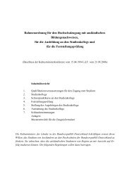 Rahmenordnung für den Hochschulzugang mit ... - Studienkolleg